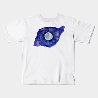 The moon. Moon in galaxy. Kids T-Shirt